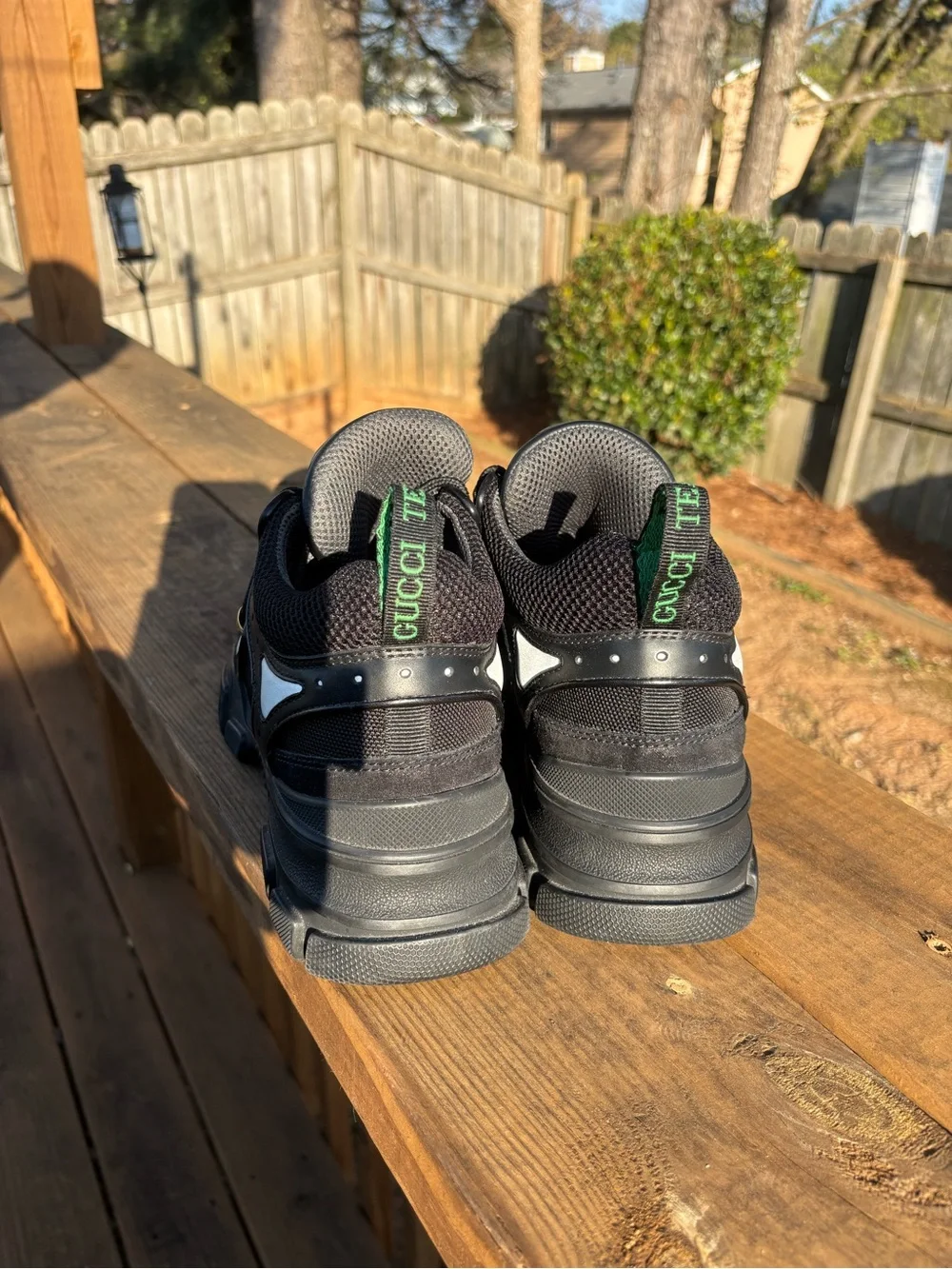Gucci Black Flashtrek Sneakers